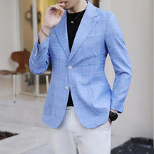 Blazer Masculino Bonzzano BZ190 em tecido leve e design elegante.