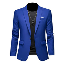 Blazer Masculino Bonzzano BZ194 em algodão premium com corte ajustado.
