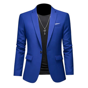 Blazer Masculino Bonzzano BZ194 em algodão premium com corte ajustado.