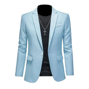 Blazer Masculino Bonzzano BZ194 em algodão premium com corte ajustado.