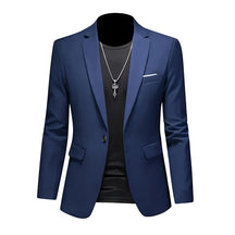 Blazer Masculino Bonzzano BZ194 em algodão premium com corte ajustado.