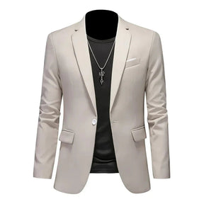 Blazer Masculino Bonzzano BZ194 em algodão premium com corte ajustado.