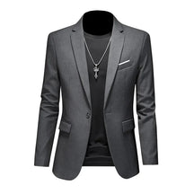 Blazer Masculino Bonzzano BZ194 em algodão premium com corte ajustado.