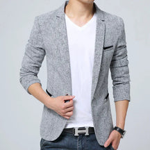 Blazer Masculino Bonzzano BZ195 em algodão, elegante e versátil.