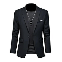 Blazer Masculino Bonzzano BZ194 em algodão premium com corte ajustado.