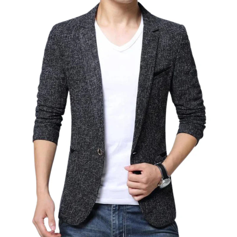 Blazer Masculino Bonzzano BZ195 em algodão, elegante e versátil.
