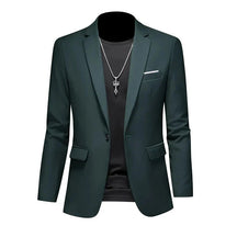 Blazer Masculino Bonzzano BZ194 em algodão premium com corte ajustado.