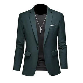 Blazer Masculino Bonzzano BZ194 em algodão premium com corte ajustado.