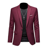 Blazer Masculino Bonzzano BZ194 em algodão premium com corte ajustado.