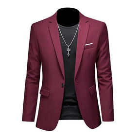 Blazer Masculino Bonzzano BZ194 em algodão premium com corte ajustado.