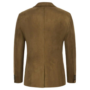 Blazer Masculino Bonzzano BZ029 em camurça premium com modelagem ajustada.