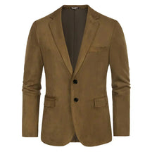 Blazer Masculino Bonzzano BZ029 em camurça premium com modelagem ajustada.