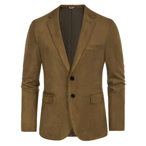 Blazer Masculino Bonzzano BZ029 em camurça premium com modelagem ajustada.