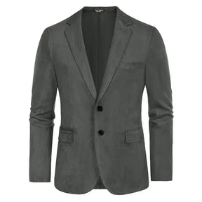 Blazer Masculino Bonzzano BZ029 em camurça premium com modelagem ajustada.