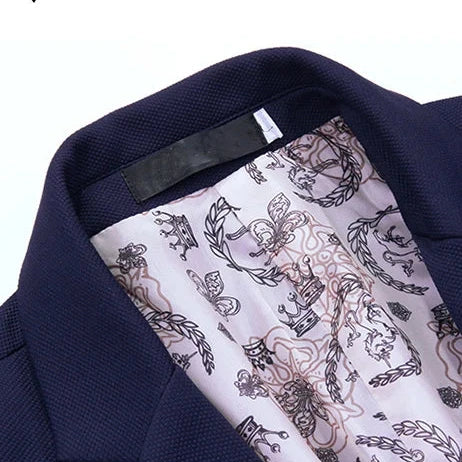 Blazer Masculino Slim Fit Bonzzano BZ187 em algodão, elegante e confortável.