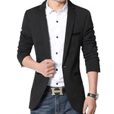 Blazer Masculino Slim Fit Bonzzano BZ187 em algodão, elegante e confortável.