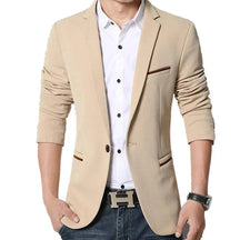 Blazer Masculino Slim Fit Bonzzano BZ187 em algodão, elegante e confortável.