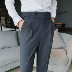 Calça de Alfaiataria Masculina Bonzzano BZ212 em um design clássico e confortável.