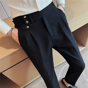Calça de Alfaiataria Masculina Bonzzano BZ210 em tecido premium e corte elegante.