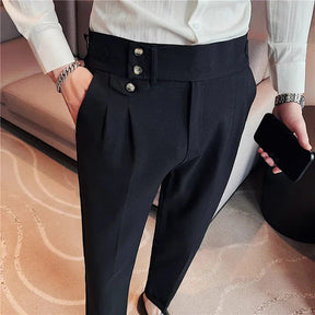 Calça de Alfaiataria Masculina Bonzzano BZ210 em tecido premium e corte elegante.