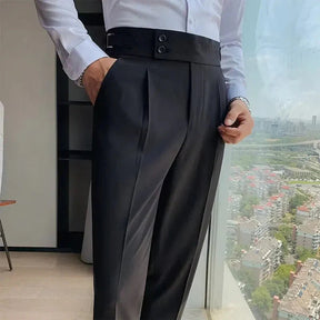Calça de Alfaiataria Masculina Bonzzano BZ212 em um design clássico e confortável.