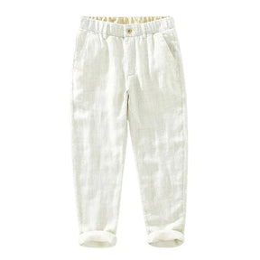 Calça de Linho Masculina Bonzzano BZ009 em tecido premium, estilo clássico.