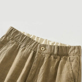 Calça de Linho Masculina Bonzzano BZ009 em tecido premium, estilo clássico.