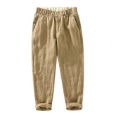 Calça de Linho Masculina Bonzzano BZ009 em tecido premium, estilo clássico.