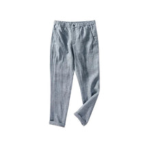 Calça de Linho Masculina Bonzzano BZ010 em linho nobre, elegante e confortável.