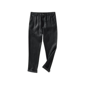 Calça de Linho Masculina Bonzzano BZ010 em linho nobre, elegante e confortável.