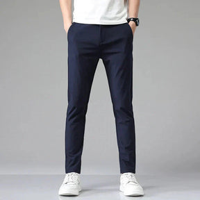 Calça Social Masculina Bonzzano BZ067 em tecido premium com corte slim fit