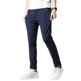 Calça Social Masculina Bonzzano BZ223 em tecido premium com corte slim fit