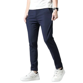 Calça Social Masculina Bonzzano BZ223 em tecido premium com corte slim fit