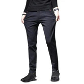 Calça Social Masculina Bonzzano BZ226 em corte slim fit, elegante e confortável.