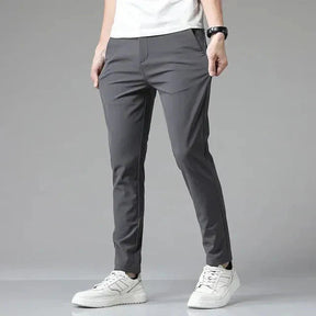 Calça Social Masculina Bonzzano BZ223 em tecido premium com corte slim fit
