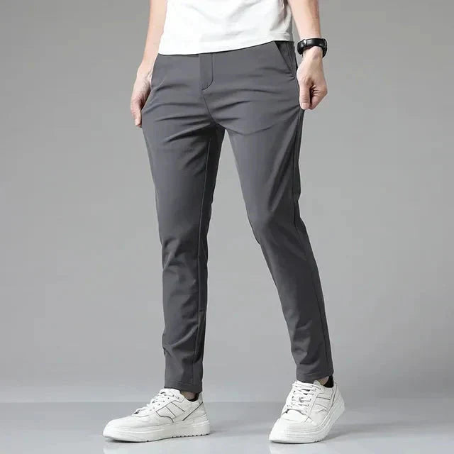 Calça Social Masculina Bonzzano BZ223 em tecido premium com corte slim fit