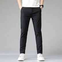 Calça Social Masculina Bonzzano BZ223 em tecido premium com corte slim fit