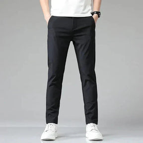 Calça Social Masculina Bonzzano BZ223 em tecido premium com corte slim fit