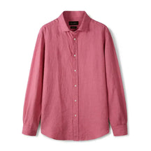 Camisa de Linho Lisa Masculina Bonzzano BZ347 em fundo branco