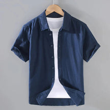 Camisa de Linho Masculina Bonzzano BZ004 com corte sofisticado e tecido respirável