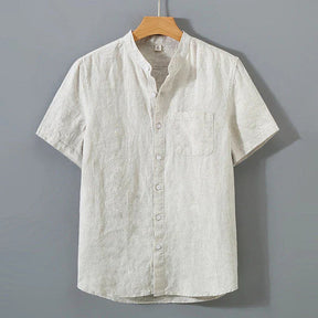 Camisa de Linho Masculina Bonzzano BZ003 em linho premium, corte clássico e acabamento refinado.