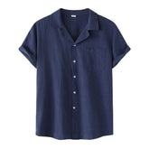 Camisa de Linho Masculina Bonzzano BZ002 em linho premium, elegante e confortável.