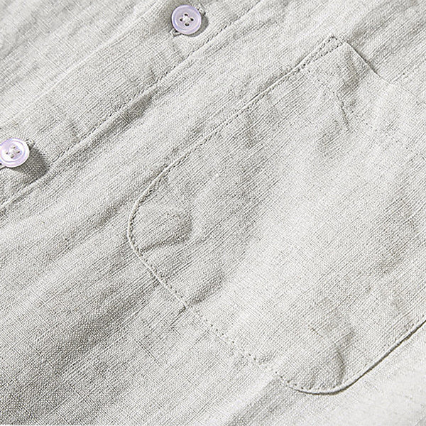 Camisa de Linho Masculina Bonzzano BZ003 em linho premium, corte clássico e acabamento refinado.