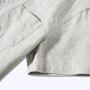 Camisa de Linho Masculina Bonzzano BZ003 em linho premium, corte clássico e acabamento refinado.