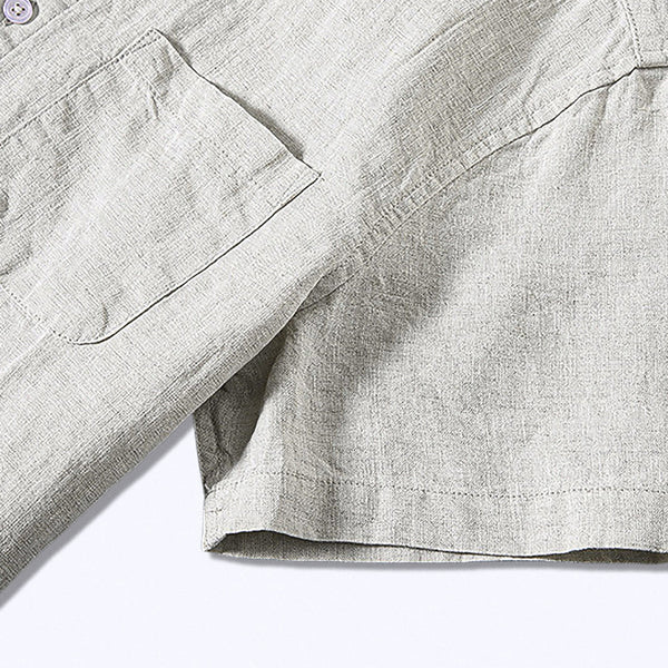 Camisa de Linho Masculina Bonzzano BZ003 em linho premium, corte clássico e acabamento refinado.