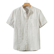 Camisa de Linho Masculina Bonzzano BZ003 em linho premium, corte clássico e acabamento refinado.