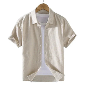 Camisa de Linho Masculina Bonzzano BZ004 com corte sofisticado e tecido respirável