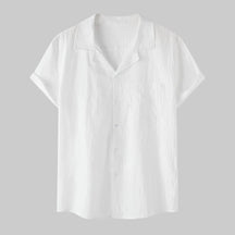 Camisa de Linho Masculina Bonzzano BZ002 em linho premium, elegante e confortável.