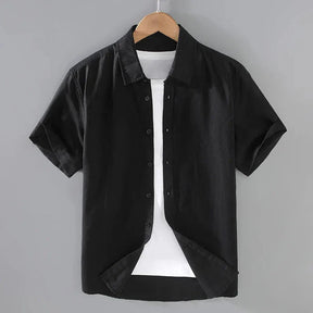 Camisa de Linho Masculina Bonzzano BZ004 com corte sofisticado e tecido respirável
