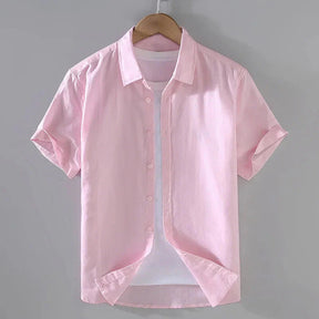Camisa de Linho Masculina Bonzzano BZ004 com corte sofisticado e tecido respirável